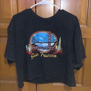 Cropped San Francisco Tee